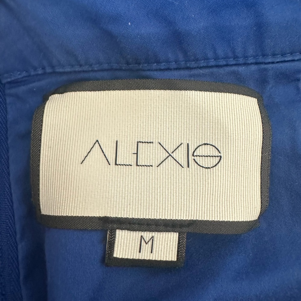 ALEXIS Blue flared shorts - Picture 4 of 4